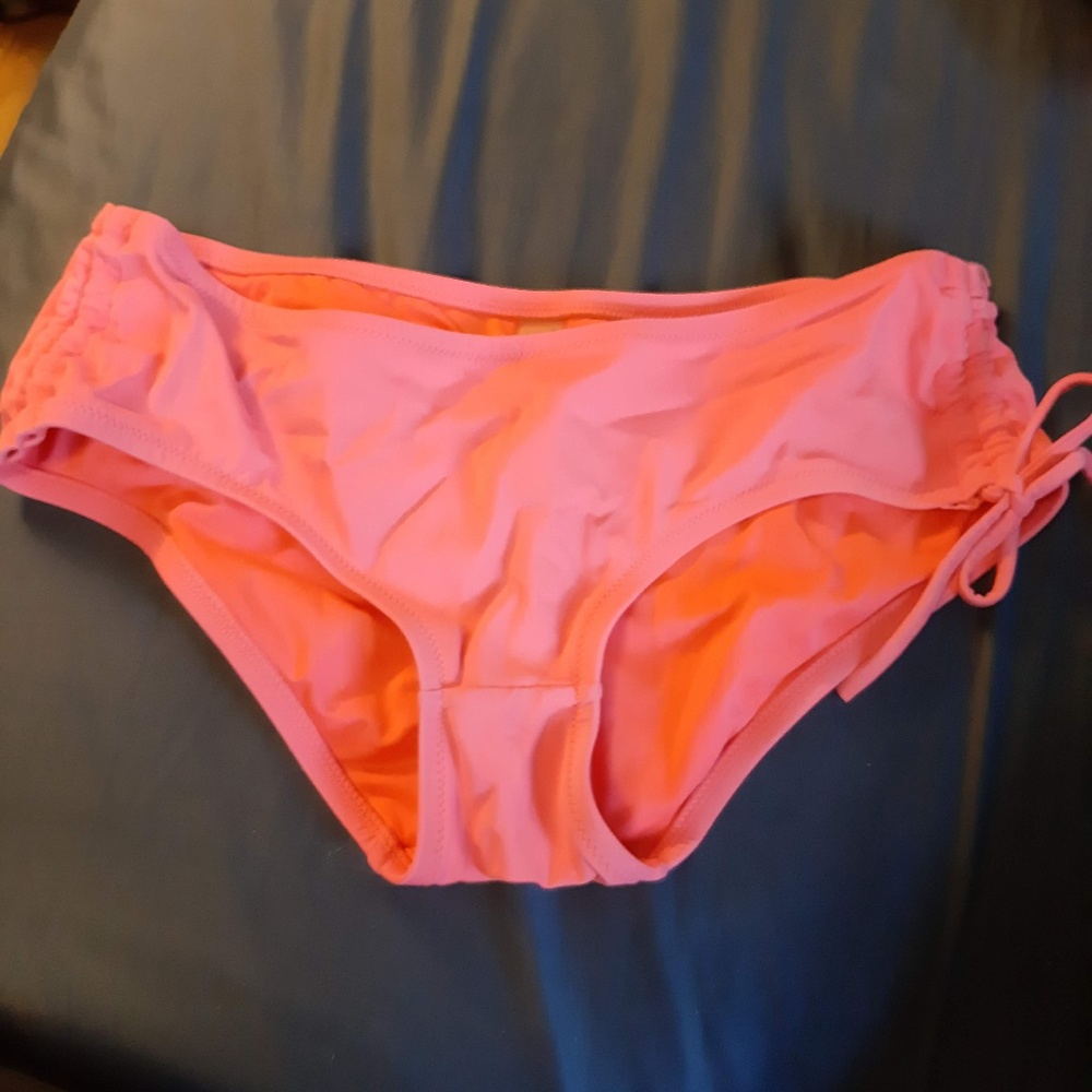 Victoria Secret High Waisted Peach Swim Bottoms
